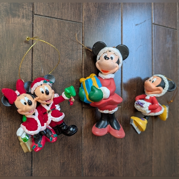 Disney Holiday Vintage 9s Disney Mickey Minnie Mouse Christmas